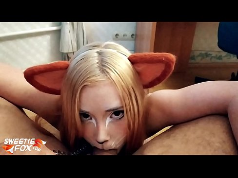 ❤️ Кіцуне ковтає член і кончить в рот ❤️ Порно-відео у нас ﹏